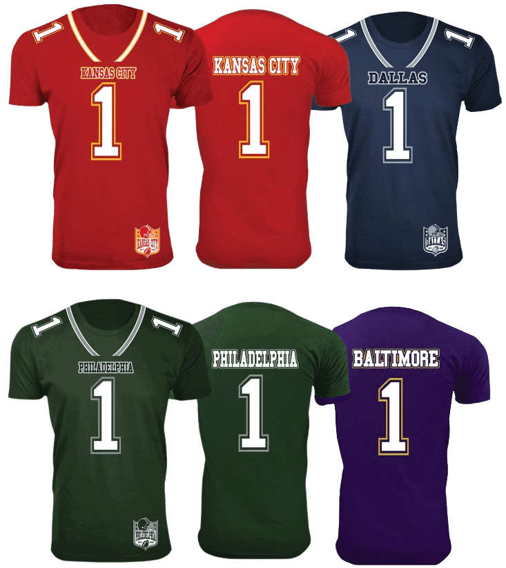 Men's Football Team Jersey T-Shirts