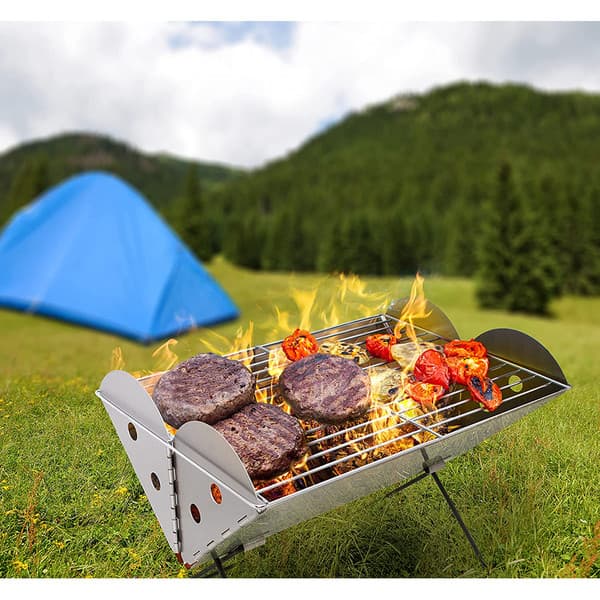Flatpack Portable Grill and Fire Pit